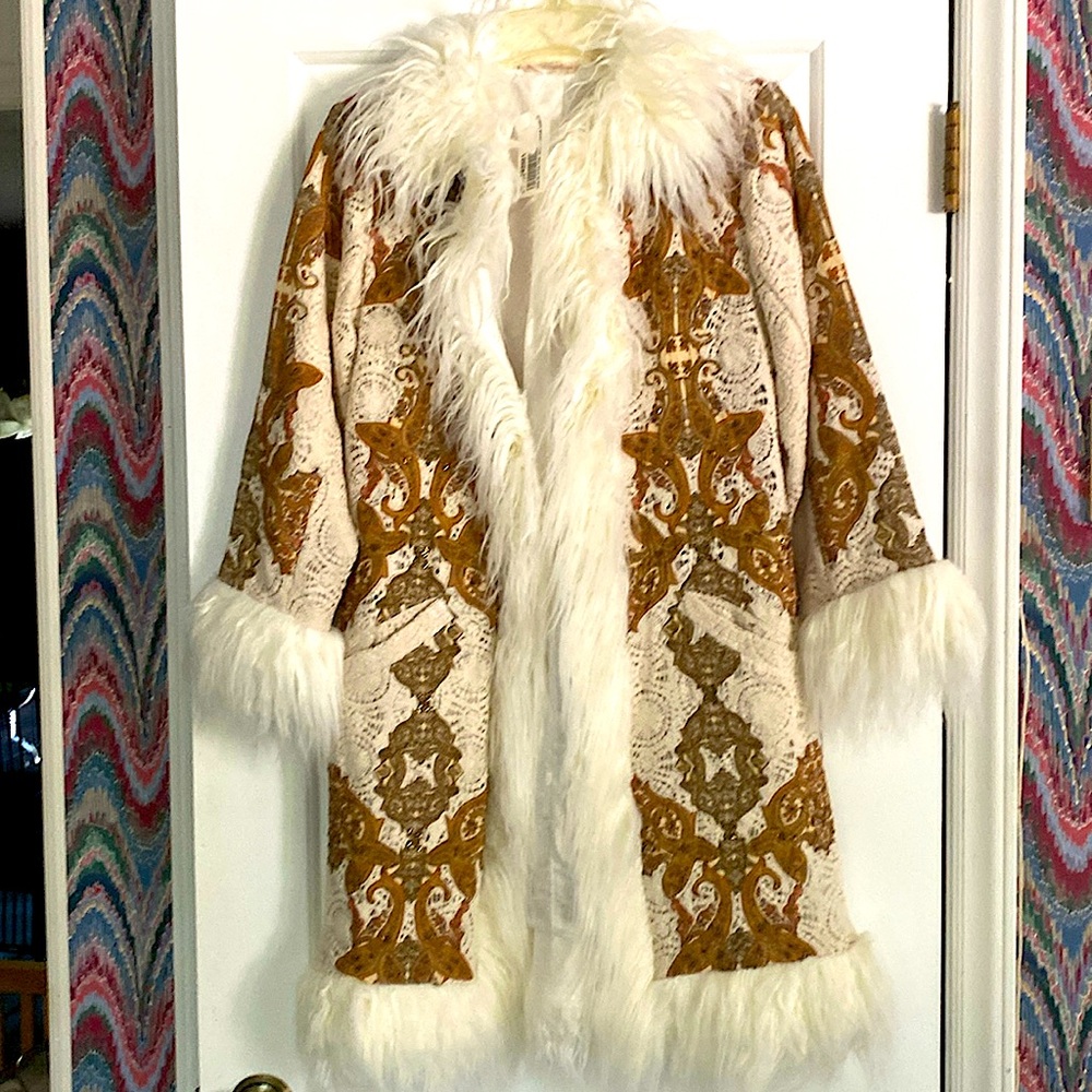 Beautiful 70’s Style Soft Surroundings Coat.